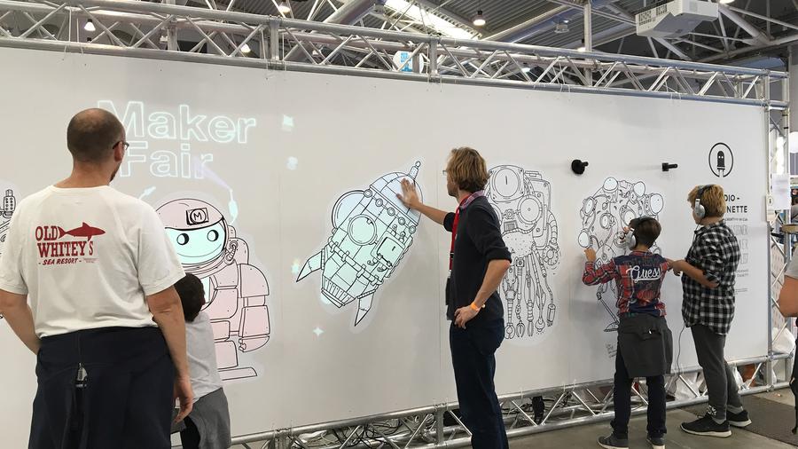 Interactive Mural for School The Awesome Foundation