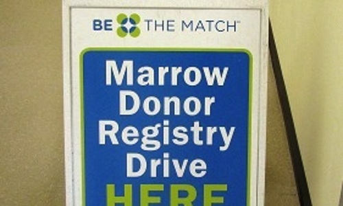 Be-the-match-sign
